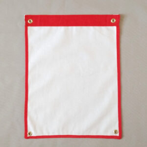 Kanvas Baskısız Boş Banner Afiş Üstten ve Kenardan Kuşaklı 40X60 cm
